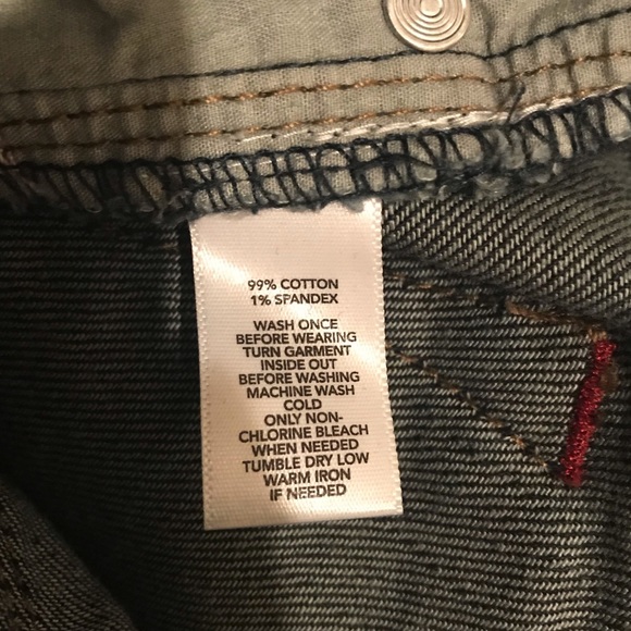 LOFT modern straight dark jeans - Picture 4 of 4